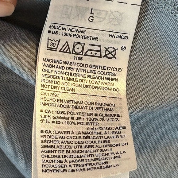 Old Navy Men's Gray Short Sleeve T-Shirt Size L Black Pattern - Picture 5 of 8